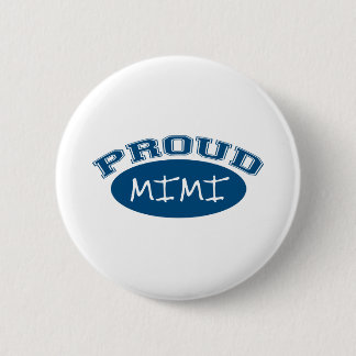 Badge Rond 5 Cm Mimi fier (bleu)