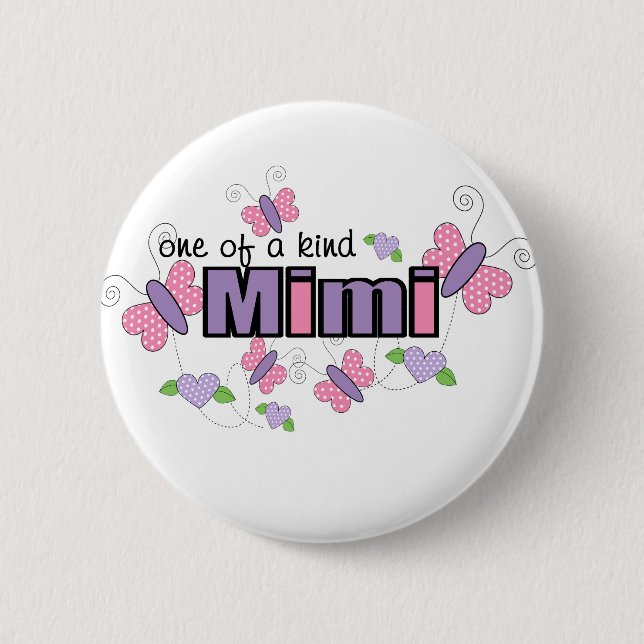 Badge Rond 5 Cm Mimi Unique (Devant)