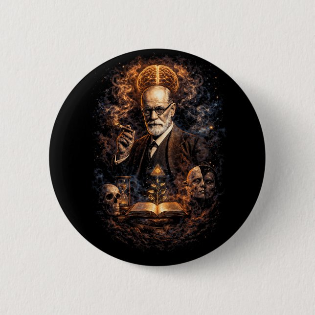 Badge Rond 5 Cm Mind of Fire (Devant)