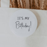 Badge Rond 5 Cm Mini-genre Neutre C'est mon anniversaire<br><div class="desc">Célébrez la journée spéciale de votre petit avec notre minimaliste neutre par rapport au sexe, c'est mon bouton d'anniversaire, conçu pour les enfants de tous âges. Ce produit est parfait pour les anniversaires en toute saison (printemps, été, automne ou hiver) avec un design noir et blanc moderne et propre avec...</div>