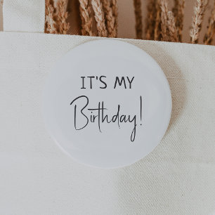 Badge Rond 5 Cm Mini-genre Neutre C'est mon anniversaire