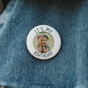 Badge Rond 5 Cm Mini-genre Neutre C'est mon anniversaire Photo