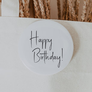 Badge Rond 5 Cm Mini-genre Neutre Joyeux anniversaire