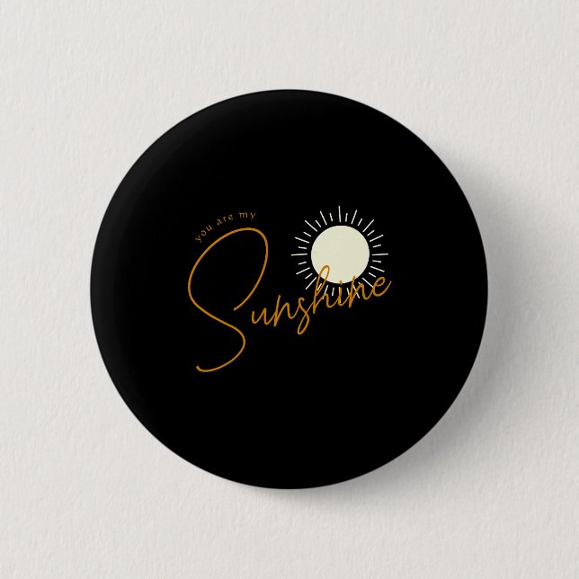 Badge Rond 5 Cm Minimalist Boho Sunshine Baby  (Devant)