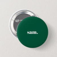 Minimaliste texte personnalisé gras vert