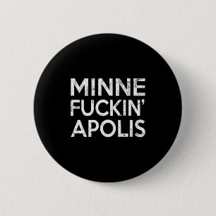 Badge Rond 5 Cm Minnealis Minnesota Drôle Cadeau Farce Rétro Moche