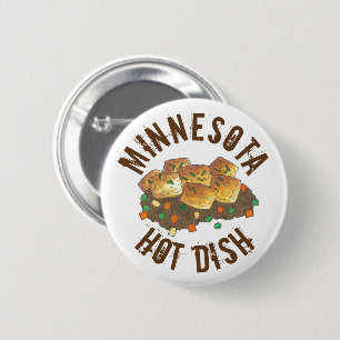 Badge Rond 5 Cm Minnesota Hot Dish Tater Tot Casserole