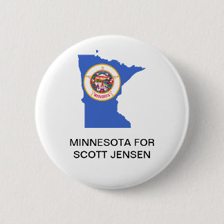 BADGE ROND 5 CM MINNESOTA POUR LE GOUVERNEUR DE SCOTT JENSEN BUTTO