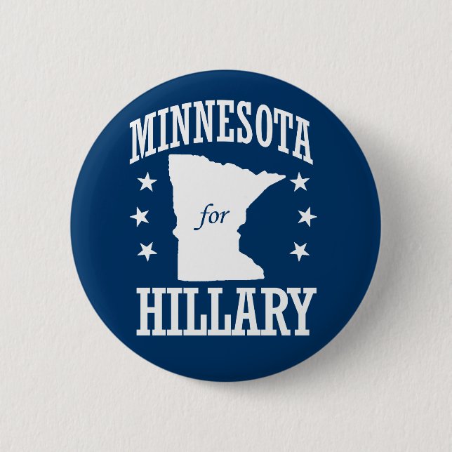BADGE ROND 5 CM MINNESOTA POUR L'HILLARY (Devant)