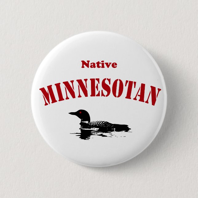 Badge Rond 5 Cm Minnesotan (Devant)