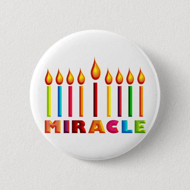 Badge Rond 5 Cm Miracle (Devant)