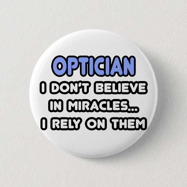 Badge Rond 5 Cm Miracles et opticiens (Devant)
