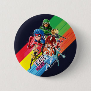 Badge Rond 5 Cm Miraculeux Montrez Vos Véritables Pouvoirs