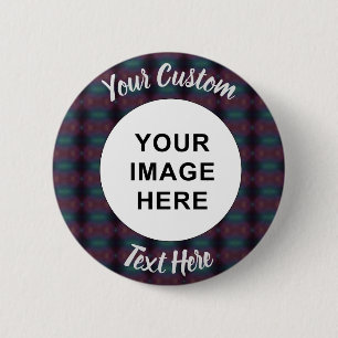 Badge Rond 5 Cm Mirage de Fleur de Cactus