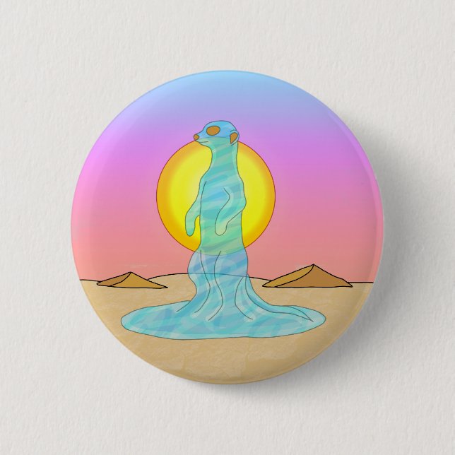 Badge Rond 5 Cm Mirage vivant (Devant)