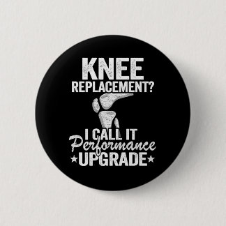Badge Rond 5 Cm Mise à jour de la performance de Funny Knee