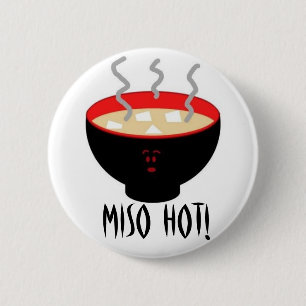 Badge Rond 5 Cm Miso chaud