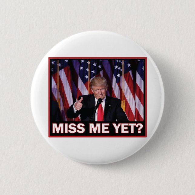 Badge Rond 5 Cm Miss-Me-Pourtant-Trump (Devant)
