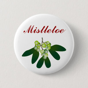 Badge Rond 5 Cm Mistletoe