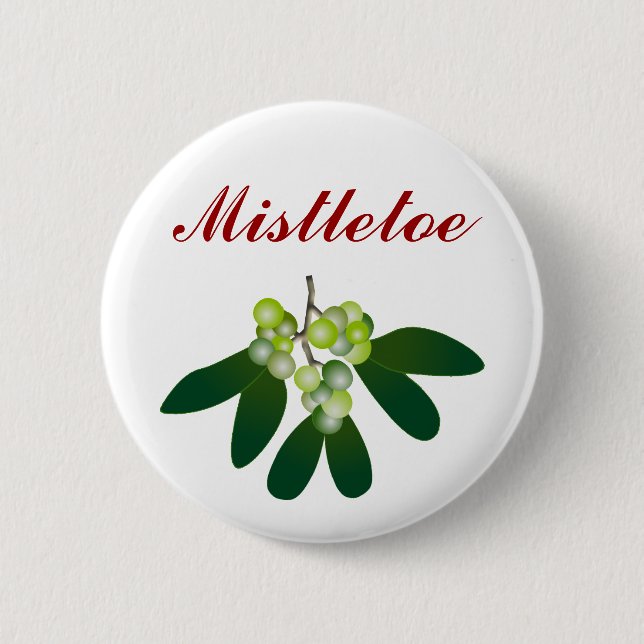 Badge Rond 5 Cm Mistletoe (Devant)