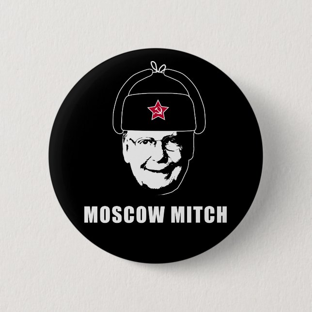 Badge Rond 5 Cm Mitch de Moscou (Devant)