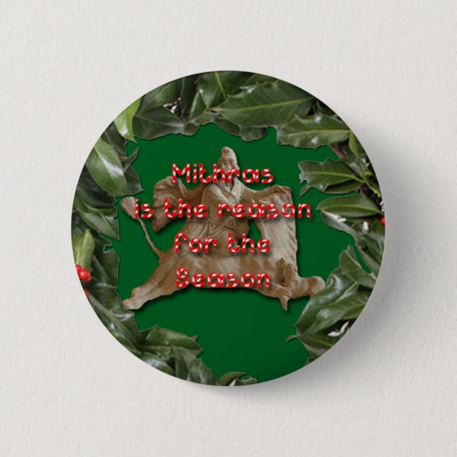 Badge Rond 5 Cm Mithras : (Devant)