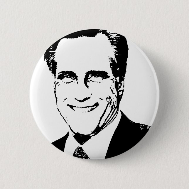 Badge Rond 5 Cm Mitt Romney 2012 (Devant)