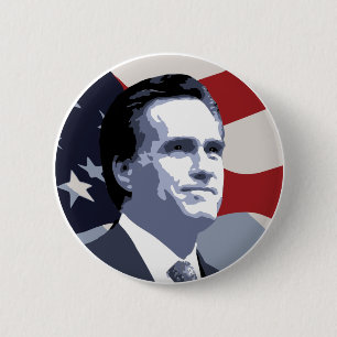 Badge Rond 5 Cm Mitt Romney 2012