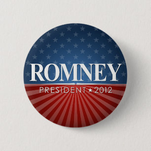 Badge Rond 5 Cm Mitt Romney 2012