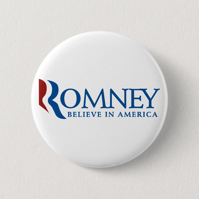 Badge Rond 5 Cm Mitt Romney 2012 (Devant)