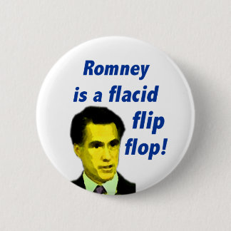 Badge Rond 5 Cm Mitt Romney est un bouton à tonneaux plat