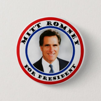 Badge Rond 5 Cm Mitt Romney pour presiden le bouton