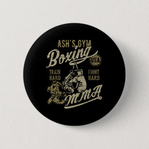 Badge Rond 5 Cm Mixed martial art de boîte de gym Ash's Conception