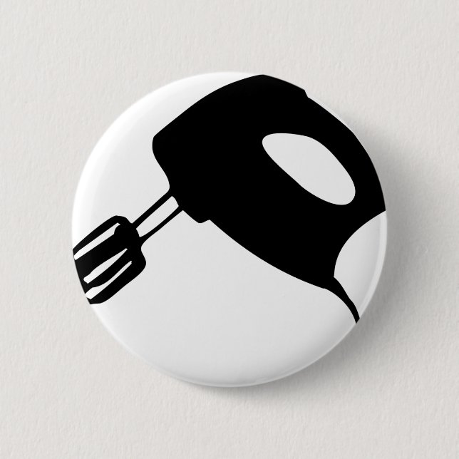 Badge Rond 5 Cm mixeur - machine de cuisine (Devant)