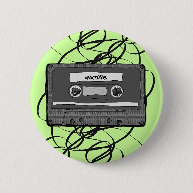 Badge Rond 5 Cm Mixtape (Devant)