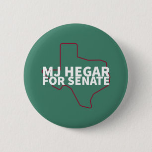 Badge Rond 5 Cm MJ Hegar Pour Le Bouton Du Sénat Américain