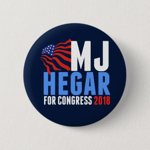 Badge Rond 5 Cm MJ Hegar pour le Congrès 2018