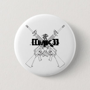Badge Rond 5 Cm [[Mk]] bouton de fusils d'assaut