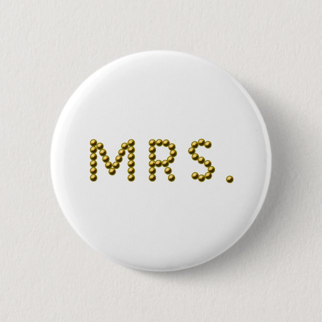 Badge Rond 5 Cm Mme Button (Devant)