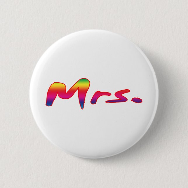 Badge Rond 5 Cm Mme Button (Devant)