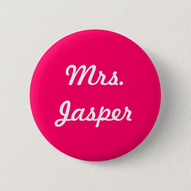 Badge Rond 5 Cm Mme Jasper (Devant)