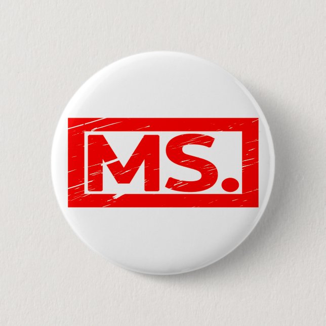 Badge Rond 5 Cm Mme Stamp (Devant)