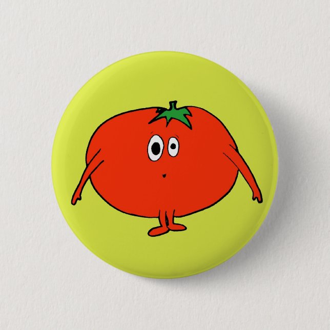 Badge Rond 5 Cm Mme Tomato (Devant)