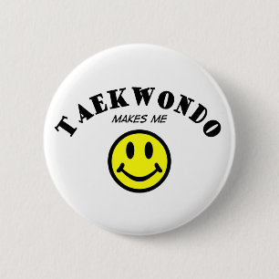 Badge Rond 5 Cm MMS : Le Taekwondo