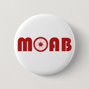 Badge Rond 5 Cm Moab (Bike Wheel)