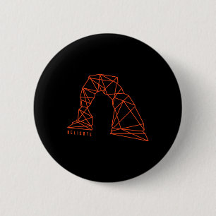 Badge Rond 5 Cm Moab Delicate Arch pour les amateurs de randonnée