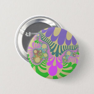 Badge Rond 5 Cm Mod Rainbow