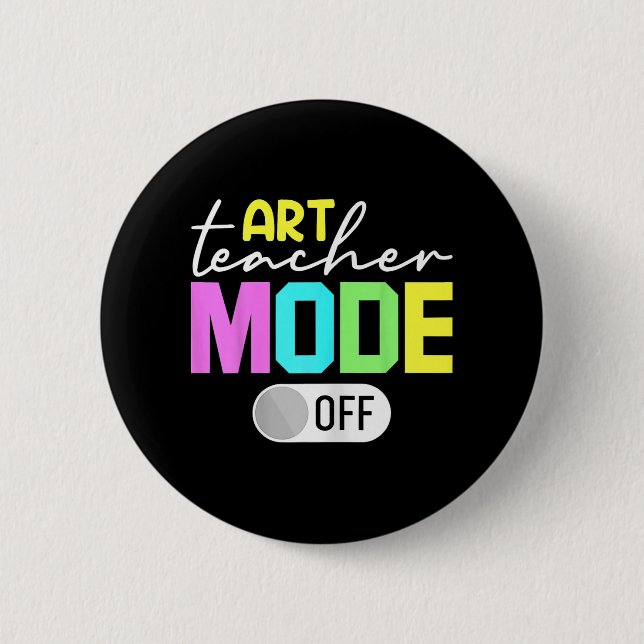 Badge Rond 5 Cm Mode enseignant désactivé (Devant)