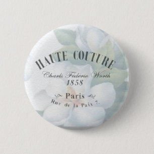 Badge Rond 5 Cm Mode Haute Couture vintage