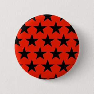 Badge Rond 5 Cm Modèle de Black Stars
